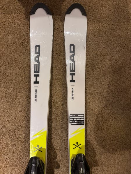 Unisex HEAD 156 cm Racing Skis With Bindings Max Din 11 (Used