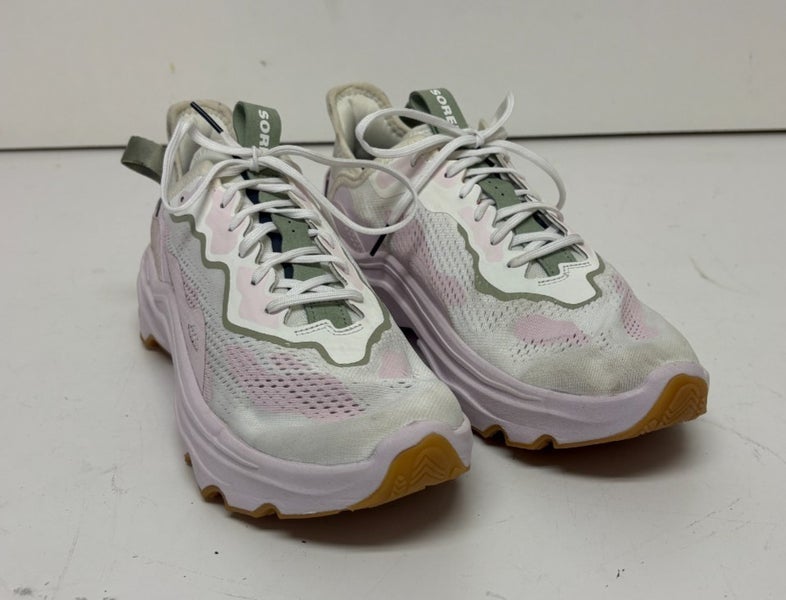 Sorel Kinetic Breakthru Lace Up Women's Sneakers Pink/White US 11 EU 42 NEW