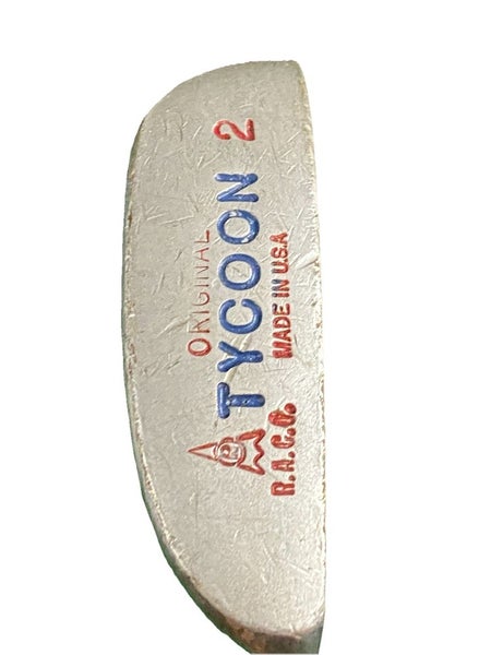 Raco Golf Original TYCOON II Napa Blade Putter 34.5" Steel RH Good Factory Grip