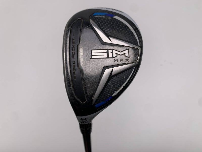 TaylorMade SIM MAX 4 Hybrid 22* Fujikura Ventus Blue 6R Regular Graphite Mens LH