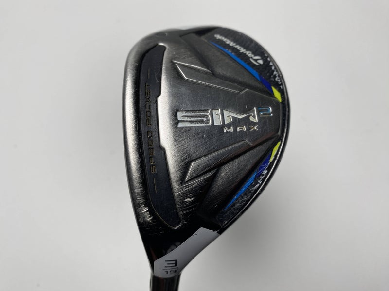 TaylorMade SIM2 MAX Rescue 3 Hybrid 19* Ventus Blue 6R Regular LH Midsize Grip