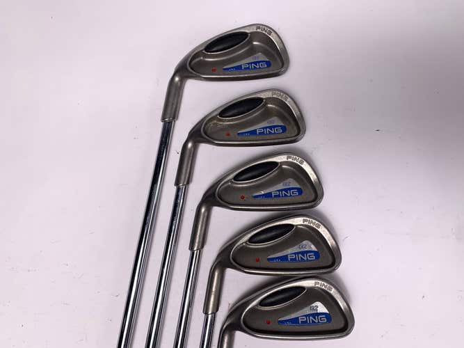 Ping G2 Iron Set 4-8 Red Dot True Temper Stiff Steel Mens LH