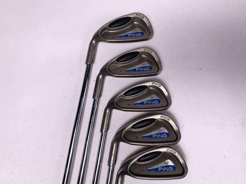 Ping G2 Iron Set 4-8 Red Dot True Temper Stiff Steel Mens LH
