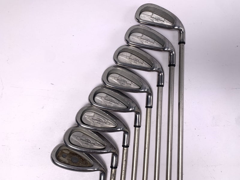 Callaway X-14 Iron Set 5-PW+SW+LW Steelhead X-14 Gems Ladies Graphite Womens RH