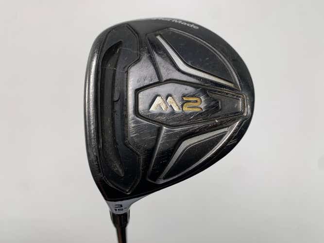 TaylorMade M2 3 Fairway Wood 15* REAX 65g Regular Graphite Mens LH Midsize Grip