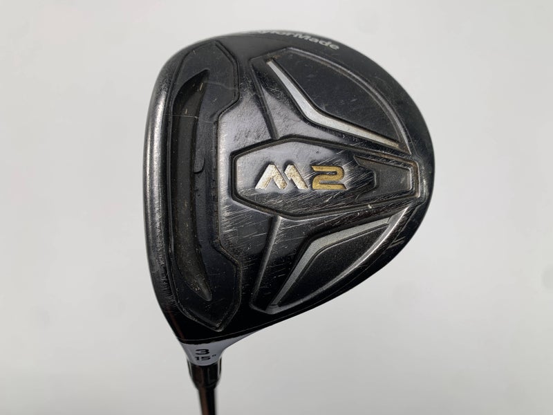 TaylorMade M2 3 Fairway Wood 15* REAX 65g Regular Graphite Mens LH Midsize Grip