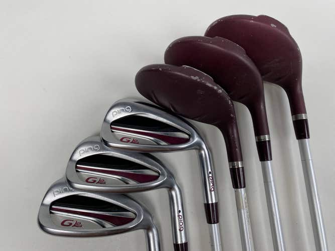 Ping G LE 2 Hybrid Iron Set 5H-7H 8-PW Black Dot ULT240 Lite Ladies RH Undersize