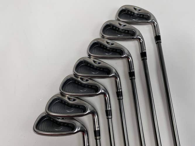 TaylorMade R7 XD Iron Set 4-PW UltraLite 65g Stiff Graphite Mens RH