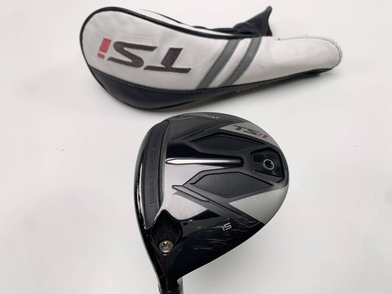 Titleist TSi1 3 Fairway Wood 15* Aldila Ascent Regular Mens LH HC Midsize Grip