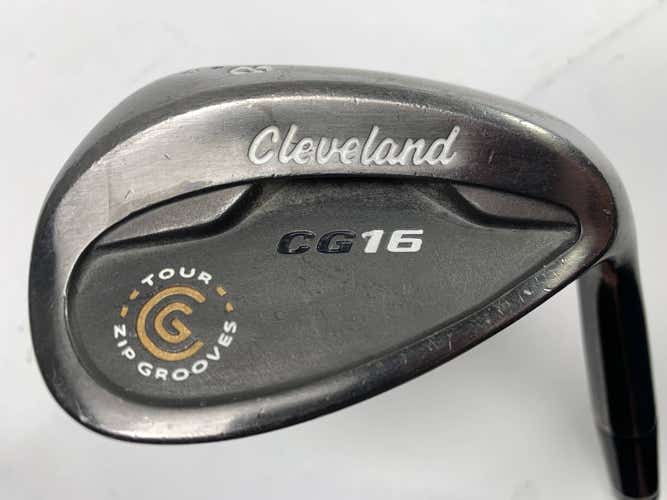 Cleveland CG16 Black Pearl Wedge 58* 8 Bounce Traction Wedge Steel Mens RH