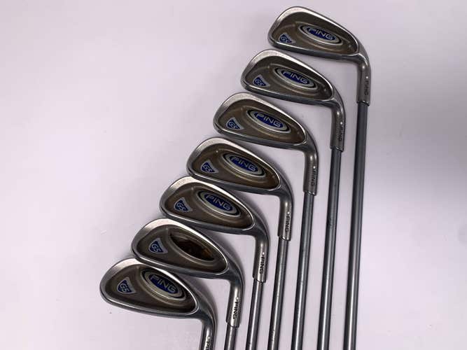 Ping G5 Iron Set 6-PW+GW+SW White Dot 3* Up TFC 100 I Regular RH +1''