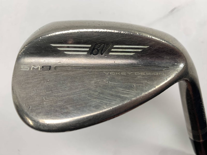 Titleist Vokey SM9 Brushed Steel Wedge 58* 8 Bounce M-Grind Wedge Steel Mens RH
