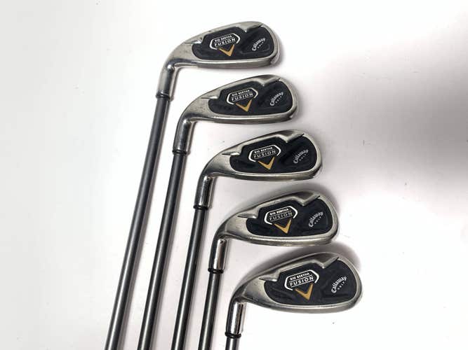 Callaway Big Bertha Fusion Iron Set 7-PW+SW RCH 75i Regular Graphite Mens LH
