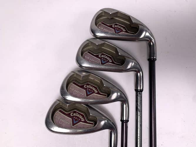 Callaway Solaire Gems Iron Set 6-9 Ladies Gems Ladies Graphite Womens RH