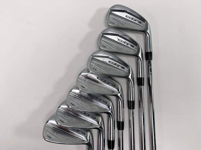 Cobra KING MB / CB Combo Iron Set 4-PW KBS $-Taper 120 120g Stiff Steel Mens RH