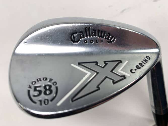 Callaway X Forged Chrome Lob Wedge LW 58* 10 Dynamic Gold S300 Stiff RH