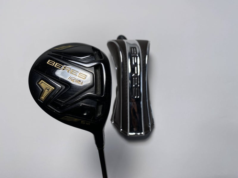 Honma Beres Black 5 Fairway Wood 18* ARMRQ MX Stiff Regular Graphite Mens RH HC