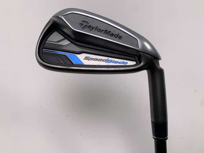 TaylorMade Speedblade Single 6 Iron VeloxT 65g Regular Graphite Mens RH