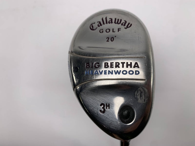Callaway Big Bertha Heavenwood 3 Hybrid 20* Big Bertha Gems 55 Ladies RH