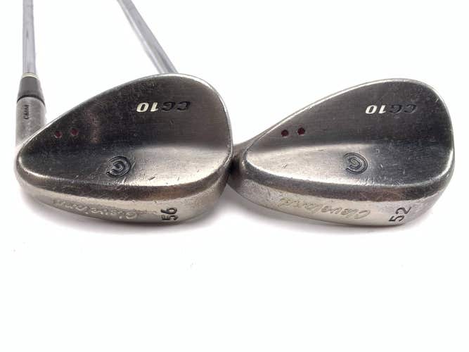 Cleveland CG10 Black Pearl Wedge Set 52* 56* True Temper Dynamic Gold Mens RH