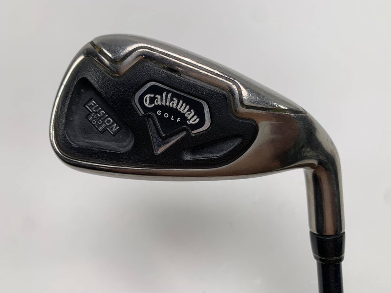 Callaway Fusion Wide Sole Single 6 Iron 75g Regular Graphite Mens RH