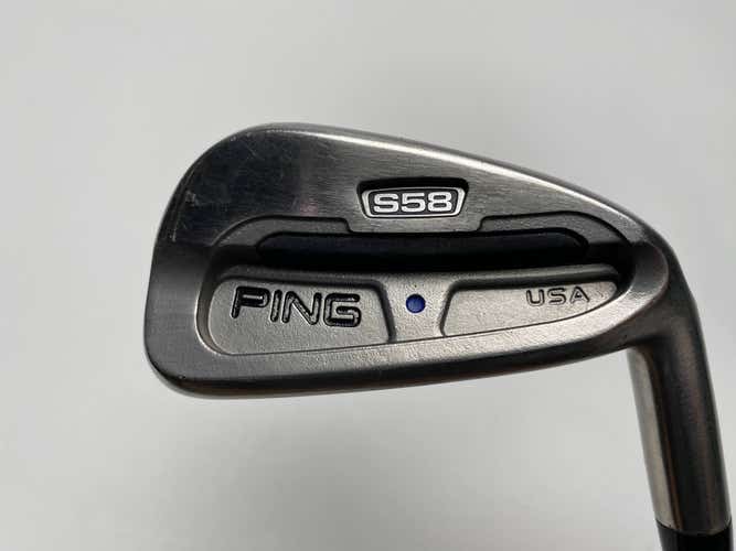 Ping S58 Single 6 Iron Blue Dot 1* Up Karsten Z-Z65 Stiff Steel Mens RH