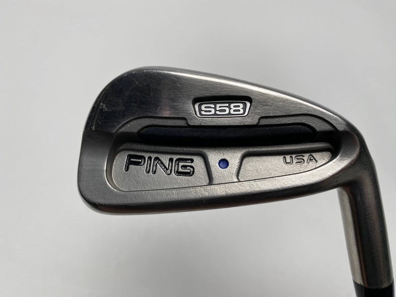 Ping S58 Single 6 Iron Blue Dot 1* Up Karsten Z-Z65 Stiff Steel Mens RH