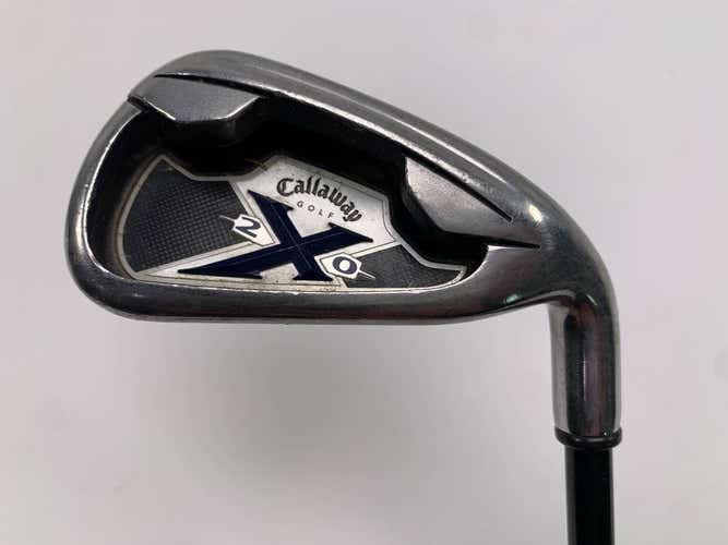 Callaway X-20 Single 6 Iron 75g Regular Graphite Mens RH