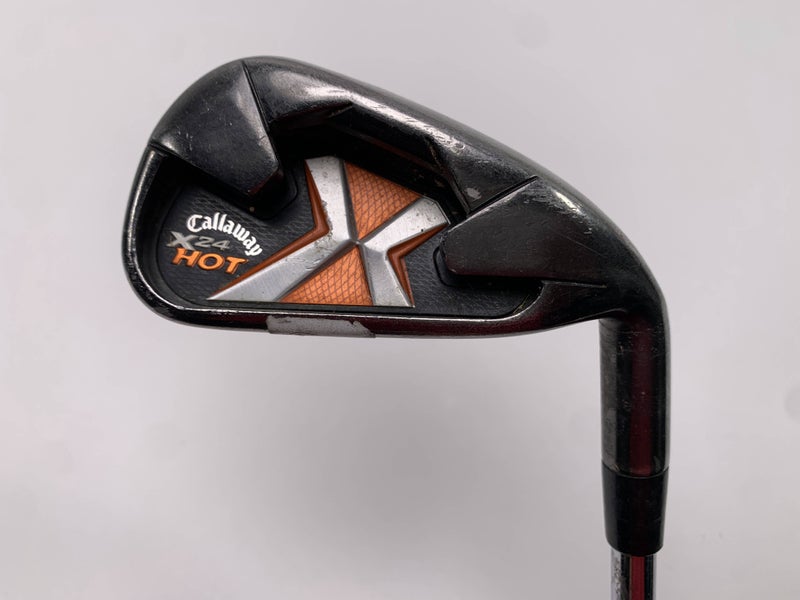 Callaway X-24 Hot Single 6 Iron Uniflex Steel Mens RH Midsize Grip