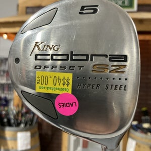 Cobra King OFFSET SZ HYPER STEEL #5 Fairway Wood 41' ALDILA Ladies Flex Graphite