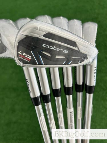 NEW Cobra King LTDx One Length Iron Set 5-G / KBS Tour Stiff