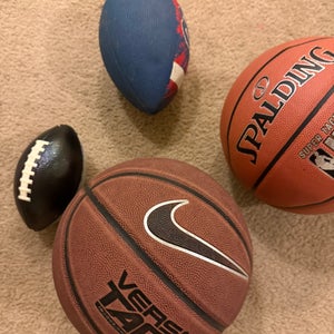 Nike Basketball (Used). Multiple sport balls.