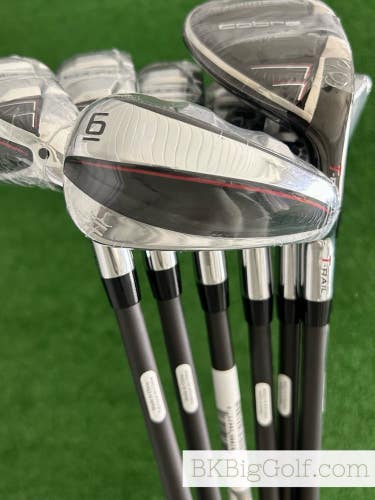 NEW Cobra King T-Rail 23 Hybrid Iron Set 4h-P / Cobra Ultralite 50 Regular