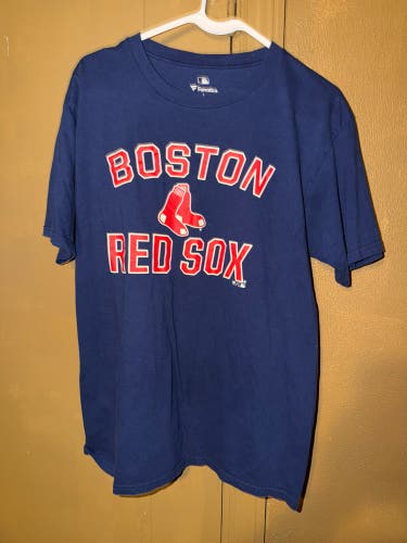 Fanatics MLB Boston Red Sox Baseball Graphic T Shirt Mens Size Large Used