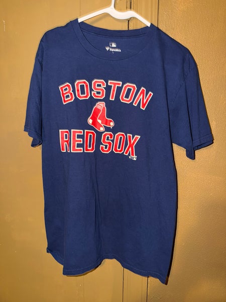 Fanatics MLB Boston Red Sox Baseball Graphic T Shirt Mens Size Large Used