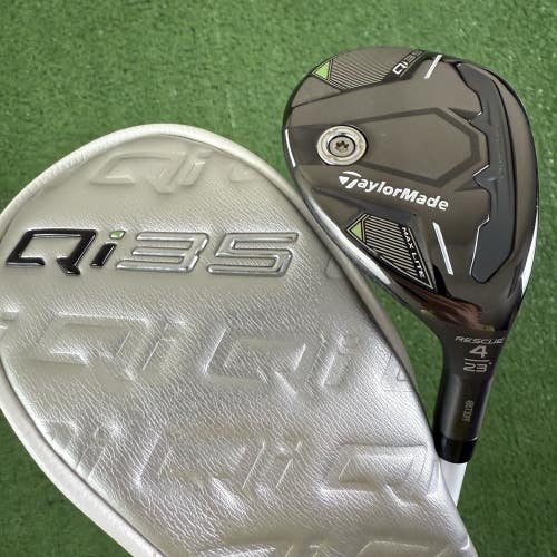 TaylorMade 2025 Qi35 Max Lite 23 Womens 4 Hybrid Rescue Air SPD 40g Ladies Flex