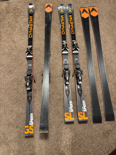 Unisex Racing 170 cm Dynastar Speed WC FIS GS Skis With Bindings Max Din 12 (Used)
