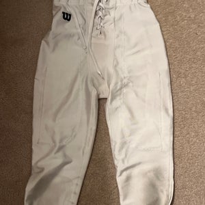 White Men's Small Adult Wilson Game Pants (Used)