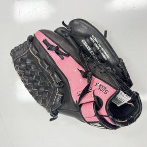 Used Mizuno FINCH RH Throw Fastpitch Gloves Black 11 1/2" 11860-S000301288