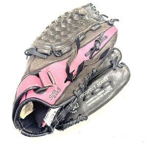 Used Mizuno FINCH RH Throw Fastpitch Gloves Black 11 1/2" 11860-S000301287