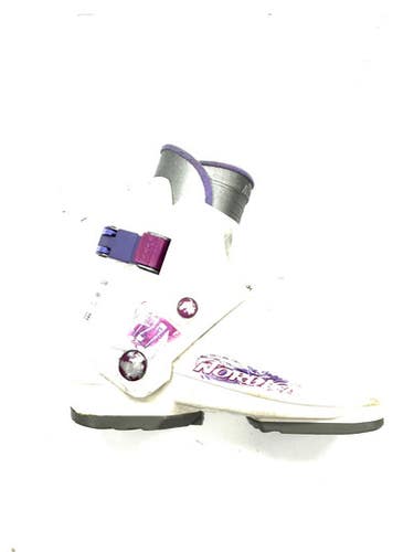 Used Nordica 127 Girls DH Ski Boot White 175 MP - Y11 11860-S000301309