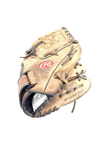 Used Rawlings PLAYER PREFERRED BB/SB Glove RH Throw Brown 12" 11860-S000301330