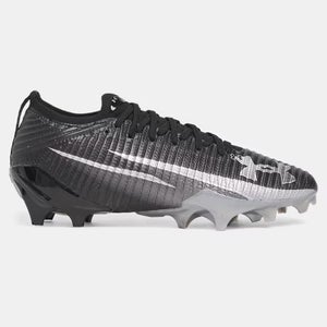 Under Armour Blur Pro Football Cleats Black/Silver Men’s Size 11.5 No Box