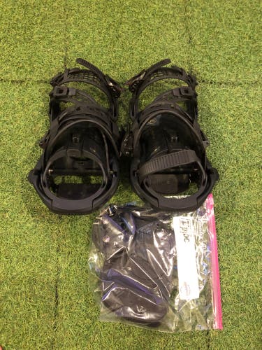 Men's Large Nidecker SUPERMATIC Snowboard Bindings (New)