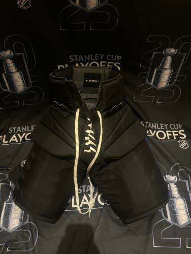 Pro Stock Vaughn Velocity Pro Carbon Goalie Pants Murray Leafs Flipside XL