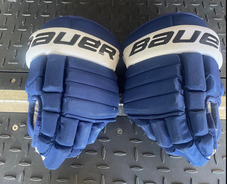 Bauer Custom 4-Roll Pro Gloves 14" Pro Stock (Used) Lightning Thompson Free Shipping!