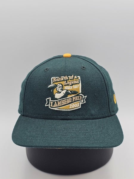 Vintage Green Bay Packers New Era NFL Sports 2003 Lambeau Field Hat Strapback