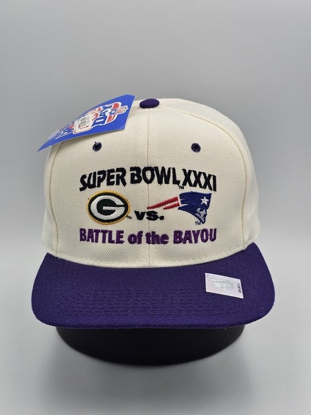 NEW Vintage Green Bay Packers Super Bowl XXXI New England NFL Hat Cap Snapback