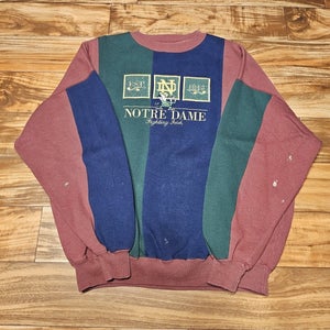 Vintage Notre Dame NCAA Fighting Irish CS Crable Sportswear Sweatshirt Size XL