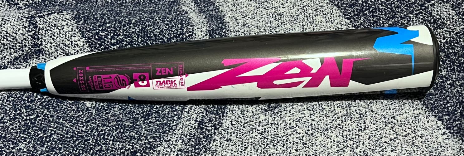 2025 DeMarini CF Zen Composite USSSA Certified Bat (-8) 22 oz 30" (Used)